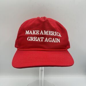 Official 2016 Trump MAGA Make America Great Again Red Trucker Hat Cali-Fame USA